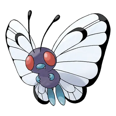 official artwork of butterfree